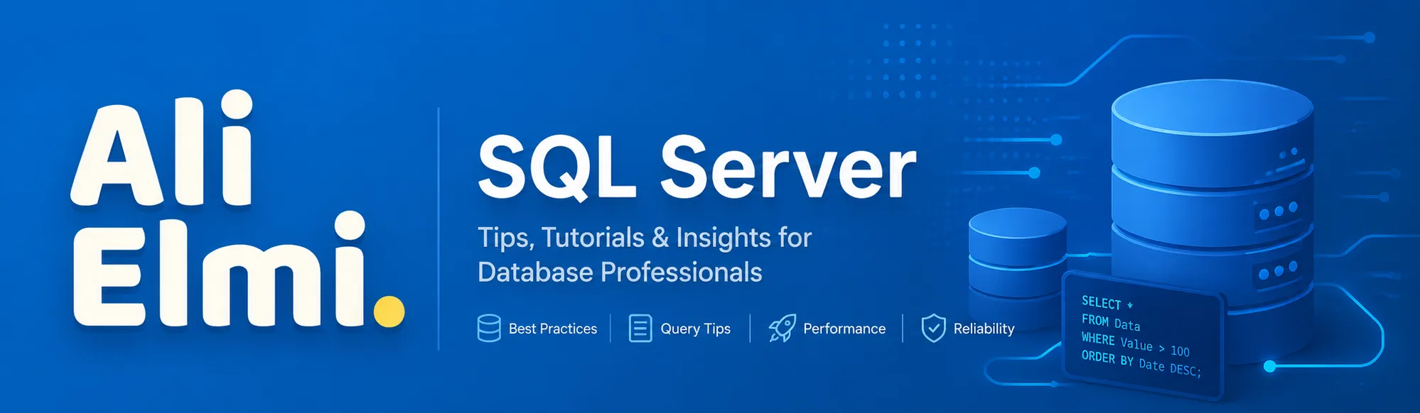 Ali Elmi — SQL Server: tips, tutorials and insights for database professionals