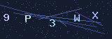 A distorted confirmation code — type the characters you see into the field below.